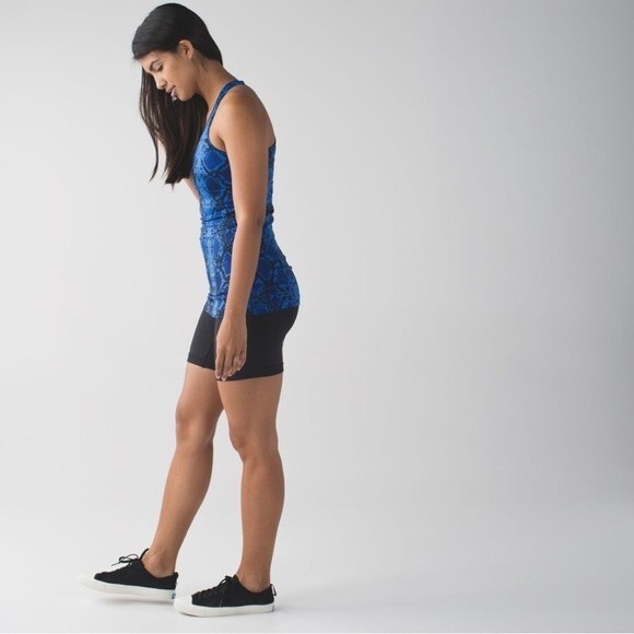 Lululemon Mini Ziggy Snake Blue Cool Racerback - Picture 7 of 16